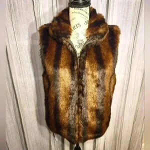Coaco New York, reversible faux mink, S